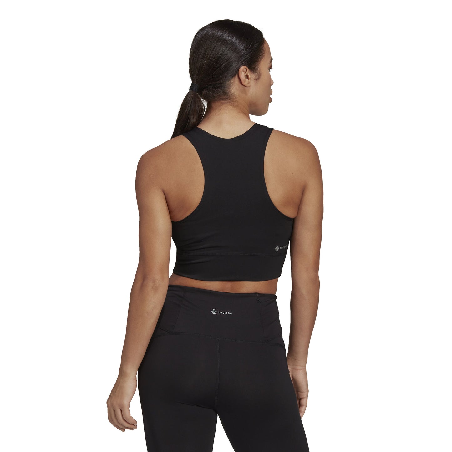 3-Stripes Cooler Running Crop Top - Women's