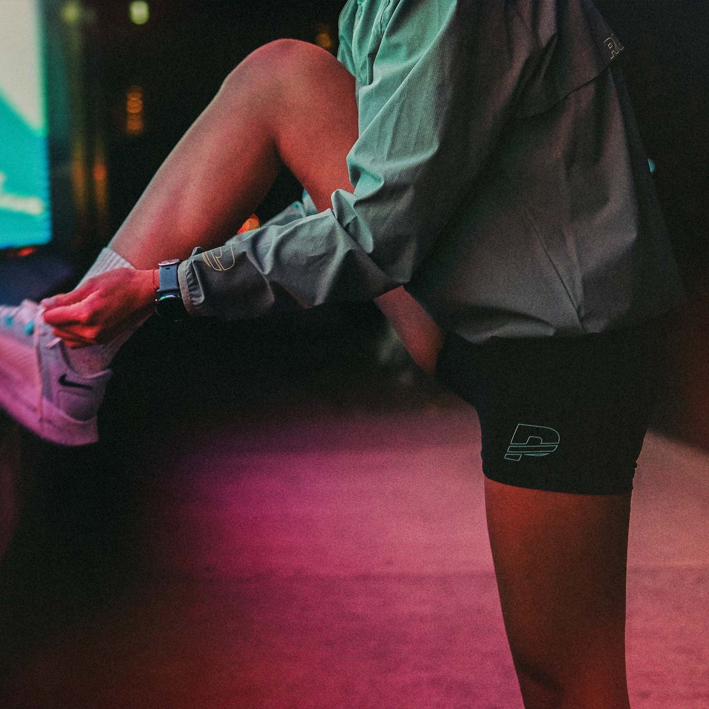 HURDLE short tights PU - Women's